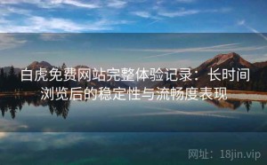 白虎免费网站完整体验记录：长时间浏览后的稳定性与流畅度表现