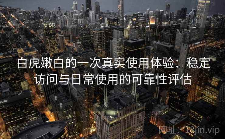 白虎嫩白的一次真实使用体验：稳定访问与日常使用的可靠性评估