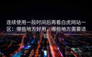 连续使用一段时间后再看白虎网站一区：哪些地方好用，哪些地方需要适应