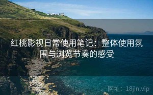 红桃影视日常使用笔记：整体使用氛围与浏览节奏的感受