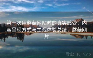第一次用蘑菇网站时的真实感受：内容呈现方式与主观体验总结，蘑菇网片
