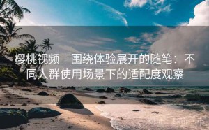 樱桃视频｜围绕体验展开的随笔：不同人群使用场景下的适配度观察