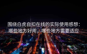 围绕白虎自扣在线的实际使用感想：哪些地方好用，哪些地方需要适应