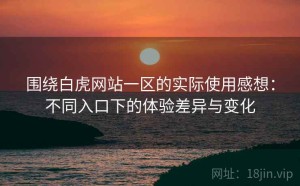 围绕白虎网站一区的实际使用感想：不同入口下的体验差异与变化