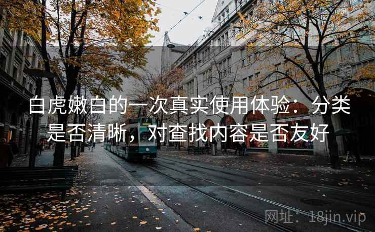 白虎嫩白的一次真实使用体验：分类是否清晰，对查找内容是否友好
