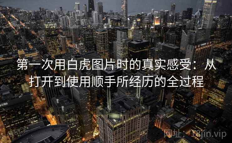 第一次用白虎图片时的真实感受:从打开到使用顺手所经历的全过程 第一次用白虎图片时的真实感受:从打开到使用顺手所经历的全过程