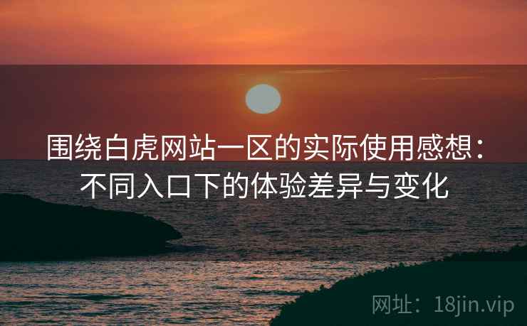 围绕白虎网站一区的实际使用感想：不同入口下的体验差异与变化