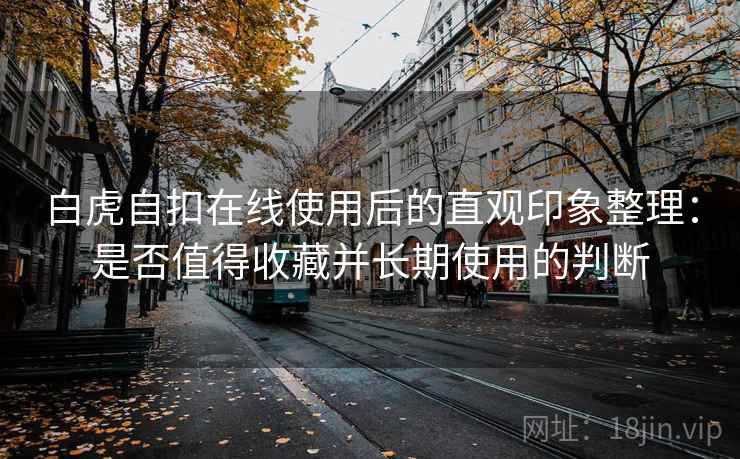 白虎自扣在线使用后的直观印象整理：是否值得收藏并长期使用的判断